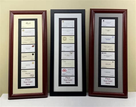 multiple business card picture frame.